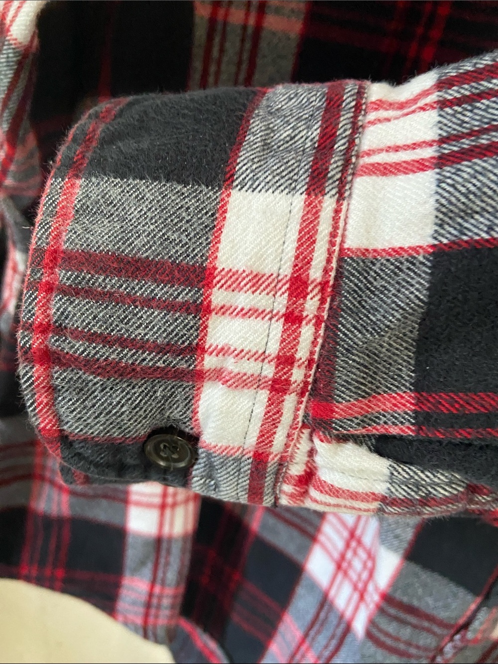 Lands' End Flannel Shirt - Picture 5 of 9